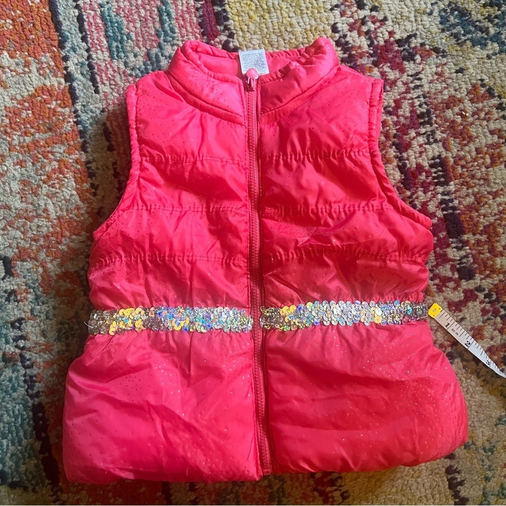 Kids toddler pink vest size 3T